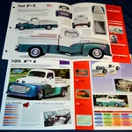 1948 Ford F1 Truck Specs Info Original Poster Brochure 48 Pickup F-100. Fixed Price $19.99.