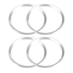 Wheel Hub Center Cover Rings For Honda Civic Silver Tone (5 Sets). Fixed Price $11.70.