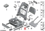 Genuine Bmw Alpina M5 B7 F90 G11 Trim Seat Rail Rear Right Black 52207408220. Fixed Price $54.66.