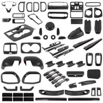 Carbon Fiber Steering Wheel Full Kit Console Covers For Ford Bronco Sport 2021+. Fixed Price $37.99.