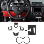 Steering Wheel Decor Shifter Cup Holder Cover Trim For Dodge Charger 2010-2014. Fixed Price $70.92.
