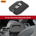 Interior Armrest Box Pad Black Cover For Chevy Silverado/suburban/sierra 2019+. Fixed Price $22.99.