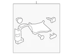 Genuine Gm Quarter Trim Panel 22819360. Fixed Price $70.01.