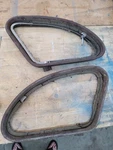 1939 Chevy Coupe Quarter Window Garnish Moldings Original Gm Pair Interior Trim. Fixed Price $350.00.