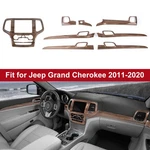 8xdashboard Navigation Door Handle Cover Set For Grand Cherokee 19-21 Wood Grain. Fixed Price $104.99.