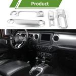 Center Console Dash+gear Shift Panel Cover Trim For Jeep Wrangler Jl Jt 2018+. Fixed Price $58.99.