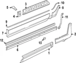 Genuine Porsche Insert 964-559-295-01-01c. Fixed Price $38.04.