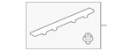 Genuine Honda Door Sill Plate 84201-tva-a01za. Fixed Price $9.63.
