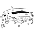 Genuine Mopar Instrument Panel Seal 68564749aa. Fixed Price $36.63.