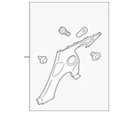 Genuine Nissan Interior Quarter Panel Trim 76900-1ea1a. Fixed Price $385.13.