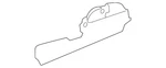 Genuine Nissan Seat Track Cover 87558-6ca0a. Fixed Price $20.28.