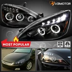 Black Fits 2003-2007 Honda Accord Led Halo Projector Headlights Lamps Left+right. Fixed Price $156.38.