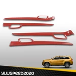 Inner Door Handle Trim Cover Bezel Fits Jeep Grand Cherokee 11+ Red Carbon Fiber. Fixed Price $51.49.