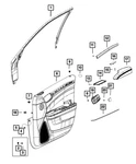 Genuine Mopar Armrest Switch Plate Right 5ys46dx9ab. Fixed Price $46.89.