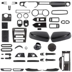 For Ford Mustang 2010-2014 Carbon Fiber Steering Wheel Dashboard Trim Full Decor. Fixed Price $62.95.