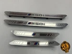 2019-2023 Bmw X5 G05 M50i M-style Door Sill Scuff Plate Trims Set Of 4 Oem 39k. Fixed Price $122.51.