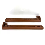 1986-1989 Porsche 930 964 911 Mahogany Leather Lower Dash Knee Pad Bolster Set. Fixed Price $494.99.
