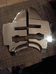 73-89 Mercedes R107 Convertible B Pillar Top Hinge Latch Chrome Cover Set Oem. Fixed Price $125.00.