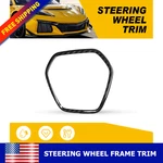 Carbon Fiber Steering Wheel Logo Border Frame Trim Fit Corvette C8 2020-2025 New. Fixed Price $18.04.