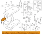 Volkswagen Oem 15-19 E-golf Roof Interior Trim-housing 5g0868837za2. Fixed Price $50.99.