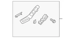 Genuine Ford Door Switch Trim Panel Sb5z-14524-ca. Fixed Price $92.82.
