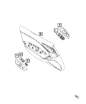 Genuine Mopar Power Window/door Lock Switch Bezel Passenger Side 6jz08u0daa. Fixed Price $256.03.