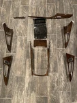 2012-2018 Audi A6 S6 Rs6 (c7) Dark Brown Walnut Wood Interior Trim Complete Set. Fixed Price $75.00.