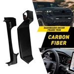 Carbon Fiber Style Front Inner Dashboard Panel Frame Trim For Toyota Tacoma. Fixed Price $49.39.