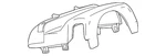 Genuine Gm Jet Black Instrument Panel Steering Column Upper Trim Cover 23188777. Fixed Price $41.93.