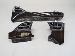 Tesla Model S Interior Dash Trim Vents Ip Finisher Obeche Gloss. Fixed Price $250.00.
