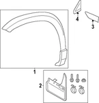 Genuine Volkswagen Upper Trim 2gj-853-271-b-2mg. Fixed Price $88.68.
