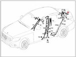 Genuine Mercedes W205 C-class Trim C-pillar 20569027261c67. Fixed Price $157.85.