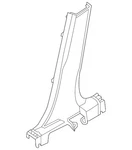 Genuine Nissan Door Pillar Post Trim Set 76915-6rr0a. Fixed Price $66.58.