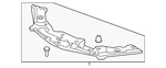 2018-2020 Acura Tlx Genuine Front Bulkhead Radiator Cover Oem 74117-tz3-a30. Fixed Price $139.53.