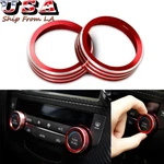 2pcs Red Ac Climate Switch Knob Metal Ring Cover Trim For 2014-2020 Nissan Rogue. Fixed Price $12.98.