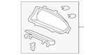 Genuine Honda 2008-2012 Accord Crosstour Cluster Visor 77200-ta0-a02za. Fixed Price $221.02.