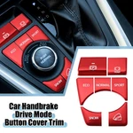 Car Handbrake Drive Mode Button Cover For Toyota Rav4 19-22 Red (set Of 7). Fixed Price $15.85.
