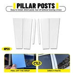 6x Chrome Pillar Post Door Window Trim Cover For 2019-2025 Chevy Silverado 1500. Fixed Price $19.94.