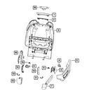 Genuine Mopar Seat Track Cover 6tj19wa6ab. Fixed Price $24.46.