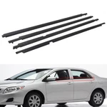 4pc Window Moulding Weatherstrip Trim Seal Belt Fit For Toyota Corolla 2009-2012. Fixed Price $26.74.