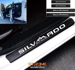 Carbon Fiber White Door Sill Cover Guard Set For Chevy Silverado 1500 2500 3500. Fixed Price $44.99.