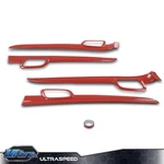 Red Inner Door Handle Trim Cover Strip Fit For 11-21 Jeep Grand Cherokee. Fixed Price $51.80.