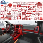 For 2015-20 Ford F-150 Red Car Interior Dash Door Panel Trim Decor Cover Overlay. Fixed Price $19.49.