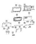 Genuine Mopar Steering Column Opening Cover 5yk14tx7ae. Fixed Price $128.80.