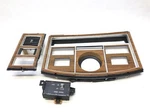 1980-1985 Cadillac Eldorado Wood Grain Cluster Column Trim Bezel & Left Air Vent. Fixed Price $112.50.