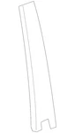 Genuine Porsche Door Applique 95b-853-351-g. Fixed Price $77.25.