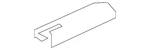 Genuine Bmw Rear End Track Cover 52-20-7-408-218. Fixed Price $76.08.