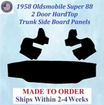 1958 Olds Super 88 2 Door Hardtop Trunk Side Board Panels #ols-sdp-220. Fixed Price $134.99.