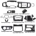 For Dodge Charger 15+ 20x Carbon Fiber Dashboard Panel Accessories Trim Full Set. Fixed Price $132.62.