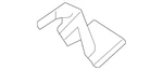 Genuine Nissan Seat Track Cover 87558-ea000. Fixed Price $13.77.